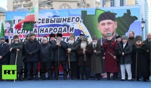 Une manifestation de soutien au dirigeant tchétchène rassemble près de 750 000 personnes