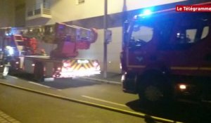 Lannion. Une voiture en feu dans un parking souterrain