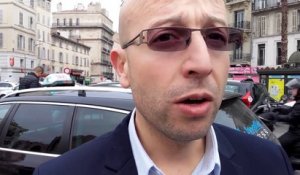 Rachid Boudjema, représentant des taxis marseillais, explique les raisons de la grève du 26 janvier 2016