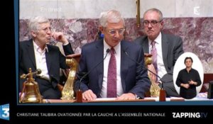 Christiane Taubira ovationnée par la gauche à l’Assemblée nationale ! (Vidéo)