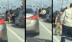 Road rage entre deux automobilistes armés