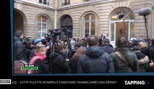 LGJ – Cette fillette interpelle Christiane Taubira après son départ (Vidéo)