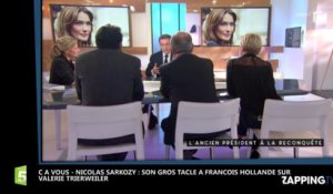 C à Vous : Nicolas Sarkozy tacle François Hollande à propos de Valérie Trierweiler (vidéo)