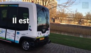 Aux Pays-Bas, un minibus autonome est entré en fonction. Et il est français.