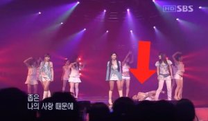 Une danseuse d'un groupe K-Pop fait une crise d'épilepsie en live dans l'indifférence la plus totale