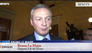 Bruno Le Maire - Chômage : « On ne doit pas se contenter de donner un chèque »