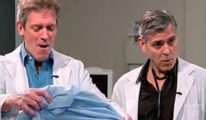 Le sketch avec Doug Ross (Clooney) et Docteur House (Laurie) !
