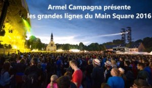 Arras: la présentation du Main Square Festival 2016