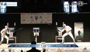 CdM FH Bonn 2016 - 1/2 finale Le Péchoux (FRA) vs Chamley-Watson (USA)