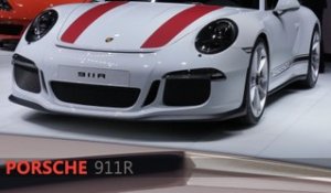 Porsche 911R en direct du salon de Genève 2016