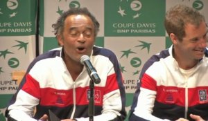 Tennis - Coupe Davis : Les choix de Yannick Noah