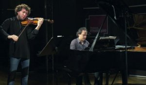 Bartok : 1er mouvement de la seconde Sonate pour piano et violon par Pierre Fouchenneret et Romain Descharmes | Le live de la Matinale