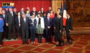 Quand Vallaud-Belkacem veut prendre la place de Hollande sur la photo de famille