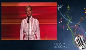 Beyonce Amazing Speech before Announcing Record Of The Year - Grammy Awards 2016