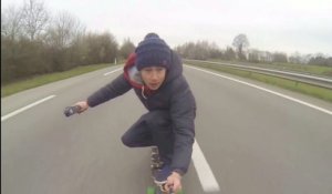 Faire du skate électrique sur la rocade de Rennes