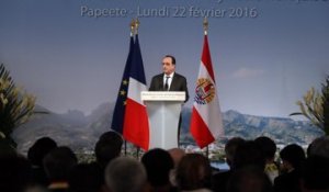 Discours devant les élus de Polynésie française