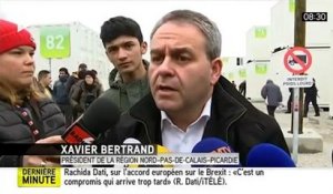 Jude Law à Calais, la critique de Xavier Bertrand