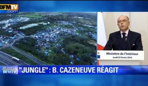 Cazeneuve sur Calais : "Nous avons souhaité la mise à l'abri des vulnérables"