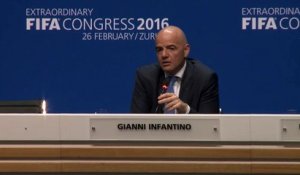 FIFA - Infantino : "Une grosse pensée pour Platini"