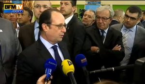 Hollande: "Si je suis venu au Salon de l’agriculture, c’est pour entendre, y compris les cris"