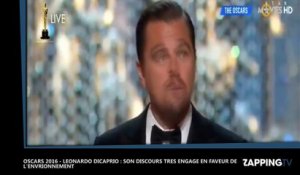 Oscars 2016 - Leonardo DiCaprio: Son discours très engagé en faveur de l'environnement (vidéo)