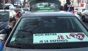Manifestation des auto-écoles à Paris