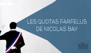 Les quotas farfelus de Nicolas Bay - DESINTOX - 29/02/2016