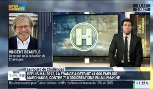 Le regard de Challenges: Depuis mai 2012, la France a détruit 41 000 emplois - 01/03