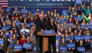 Bernie Sanders remercie particulièrement les électeurs du Vermont