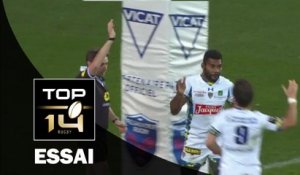 TOP 14 – Grenoble – Clermont : 12-45 – Essai 2 Noa NAKAITACI (CLE) – J17 – saison 2015-2016
