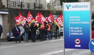 Manifestation Vallourec et Akers à Aulnoye-Aymeries: le discours de Michel Coupez, CGT Aulnoye