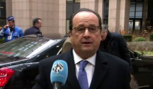 François Hollande : "La réponse doit être européenne"