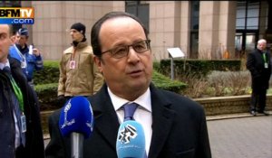 Migrants: "Coopération avec la Turquie et solidarité avec la Grèce", plaide Hollande