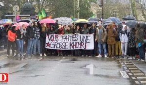 Manifestation contre la Loi Travail: 1000 personnes dont 200 lycéens manifestent à Agen