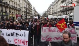 La jeunesse dans la rue pour dire : « Non à la loi El-Khomri »