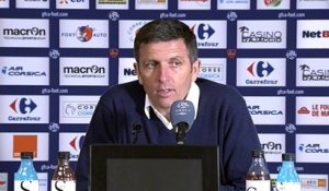Gazélec FC Ajaccio 1-0 SM Caen : les réactions de T. Laurey & P. Garande