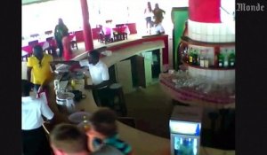 Des images de vidéosurveillance montre la panique en Côte d'Ivoire lors de l'attaque terroriste