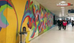 Le street art s'invite Gare du Nord