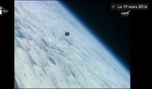 Arrimage réussi à la Station spatiale internationale pour le vaisseau Soyouz