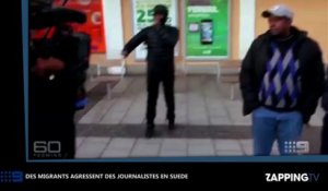 Des migrants agressent violemment des journalistes, un handicapé les défend ! (Vidéo)
