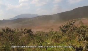 Un barrage cède et provoque une gigantesque inondation au brésil