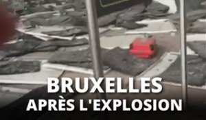 Attentats à Bruxelles : images amateurs de l'aéroport