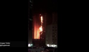Incendie dans deux tours aux Emirats arabes unis