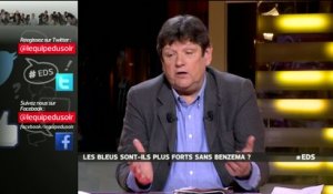 E21 - L'Equipe du Soir (extrait) : Les Bleus sont-ils plus forts sans Benzema ?