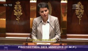 Adoption de la loi dite "Villefontaine" par l'Assemblée - Discours de Najat Vallaud-Belkacem