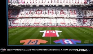 Johan Cruyff décédé : L’hommage très émouvant des supporters de l’Ajax d’Amsterdam (Vidéo)