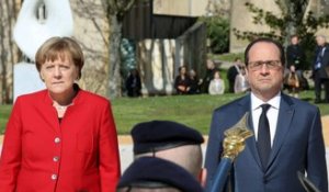 18e sommet des ministres franco-allemand : Angela Merkel et François Hollande à Metz