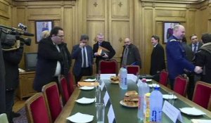 Visite de la commission d'enquête parlementaire à Molenbeek