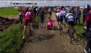 Paris-Roubaix : chute au km 141
