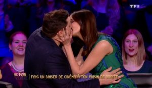 Le baiser de cinéma de Frédérique Bel et Arthus ! - ZAPPING TÉLÉ DU 11/04/2016